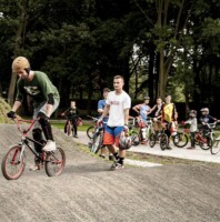 Bartosz Giemza BMX Racing Clinic in Nowa Sol by Grzegorz Zbikowski at 09.2014 photo no 1