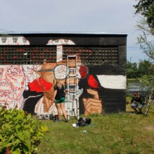 Fight or Die Graffiti Jam SPARK Tuse and Rose in Nowa Sol at 3.06.2017 photo by Konrad Gramont photo no 6 Fight or Die Graffiti Jam SPARK Tuse and Rose in Nowa Sol at 3.06.2017 photo by Konrad Gramont photo no 6