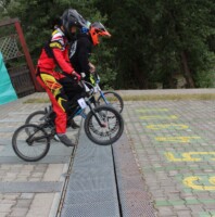 Ogolnopolska Olimpiada Mlodziezy w kolarstwie BMX oraz Mistrzostwa Polski BMX Racing in SPARK Nowa Sol at 07.07.2019 by Jakub Pietrzyk photo no 1